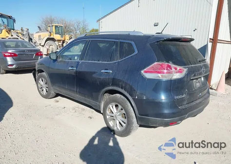 2016 Nissan Rogue Sv from USA, damaged, VIN KNMAT2MV7GP632072